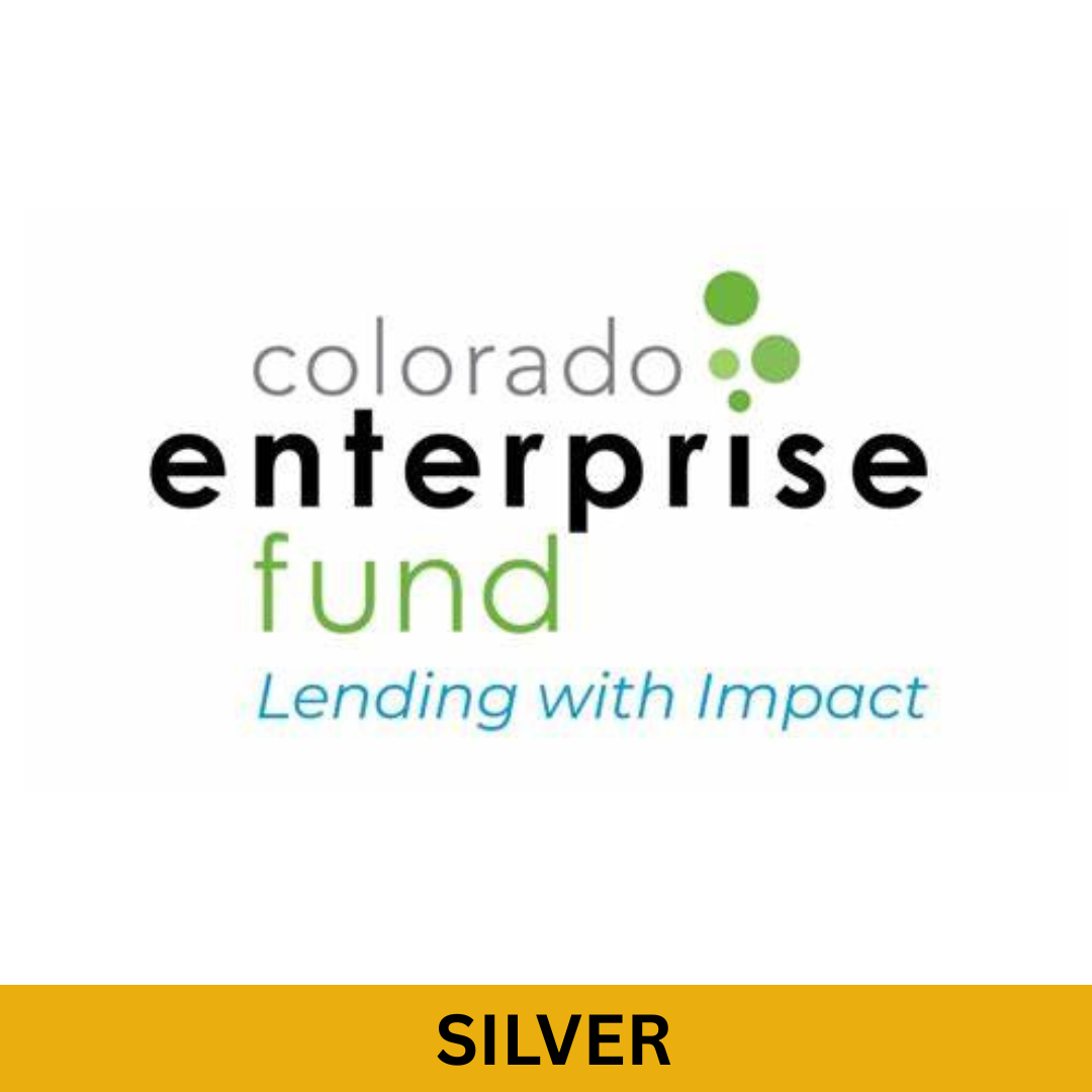 Colorado Enterprise Fund Logo with banner that reads: Silver