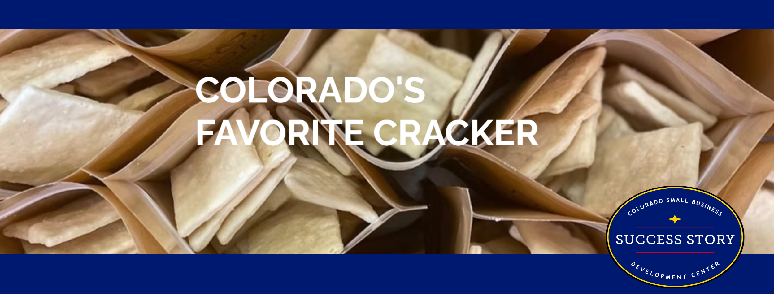 several open bags of crackers.