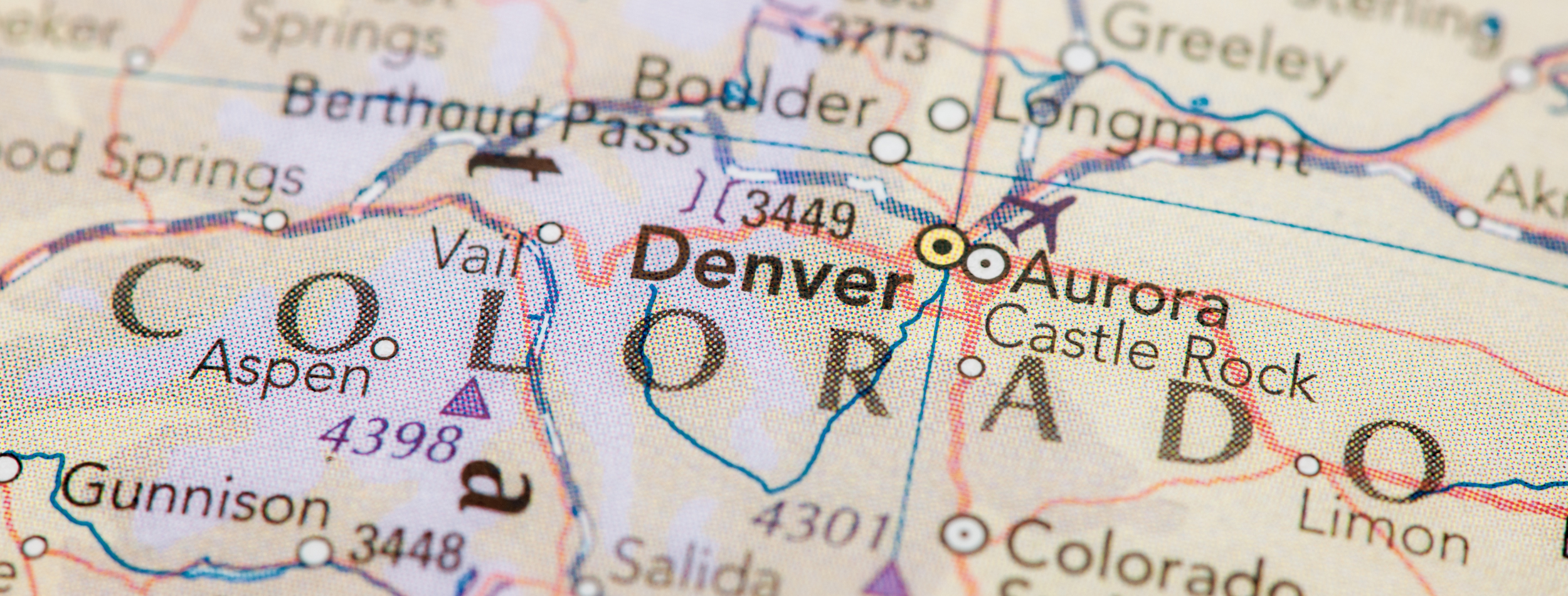 a map of colorado