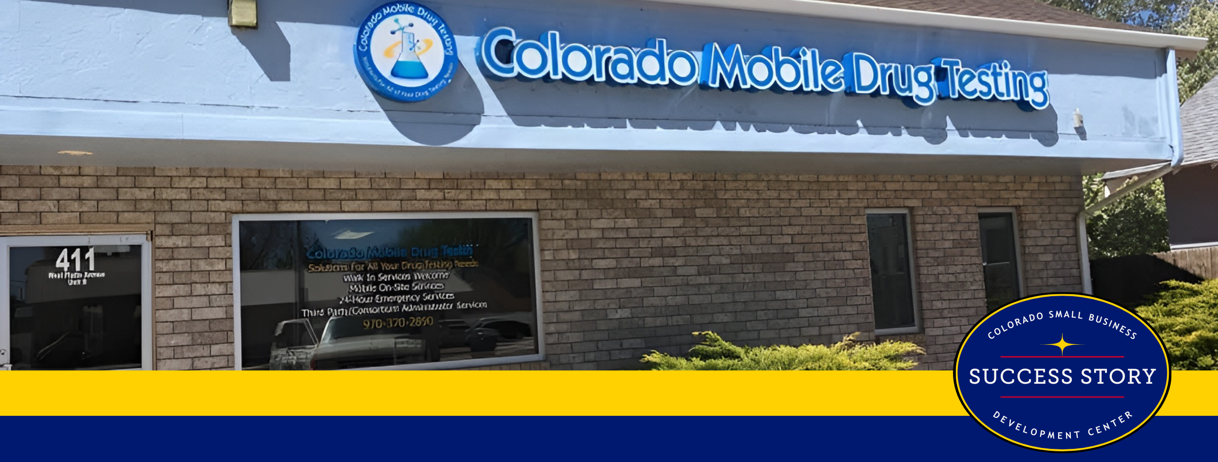 Image of Colorado Mobile Drug Testing Business in Fort Morgan, CO outside looking at building