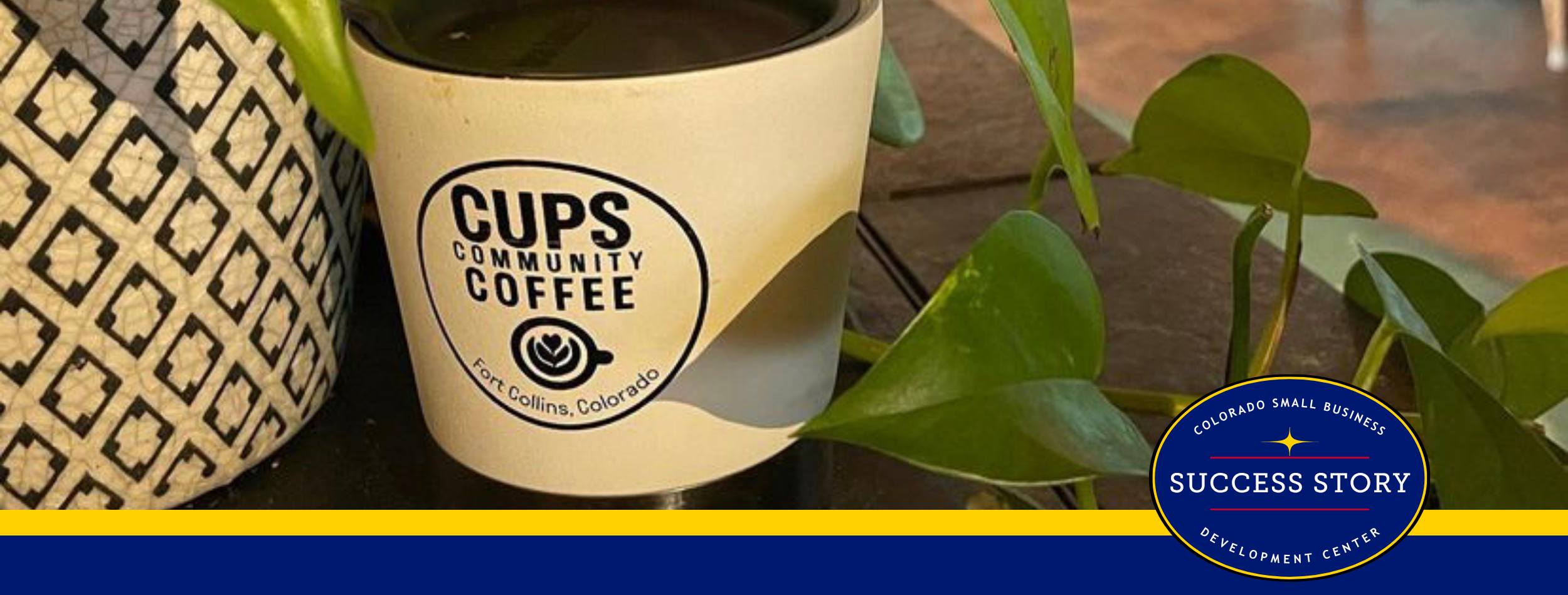 cup of coffee at cups coffee.